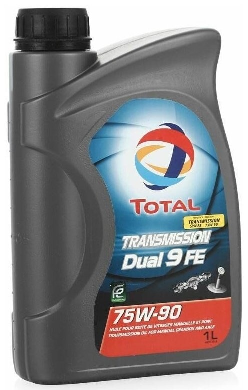 Трансмиссионное масло Total 201656 Transmission Dual 9 FE 75W-90 1 л