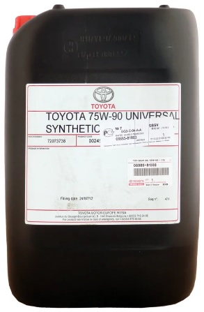 Трансмиссионное масло Toyota 08885-81003 SYNTHETIC Gear Oil 75W-90 20 л