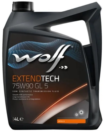 Трансмиссионное масло Wolf oil 8323461 ExtendTech GL-5 75W-90 4 л