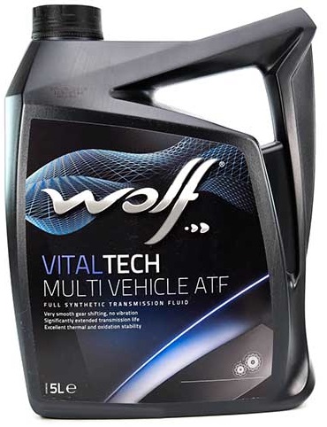 Трансмиссионное масло Wolf oil 8304002 VitalTech GL-5 75W-90 5 л