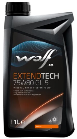 Трансмиссионное масло Wolf oil 8303807 ExtendTech GL-5 75W-80 1 л