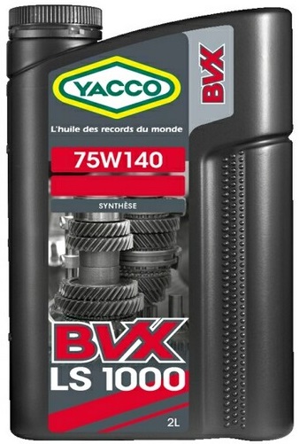 Трансмиссионное масло Yacco 340924 BVX LS 1000 75W-140 2 л