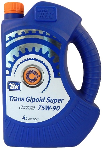 Трансмиссионное масло ТНК 40616142 Trans Gipoid Super 75W-90 4 л