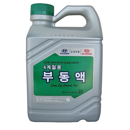 Жидкость охлаждающая Hyundai/Kia 07100-00400 Hyundai Long Life Coolant  4 л