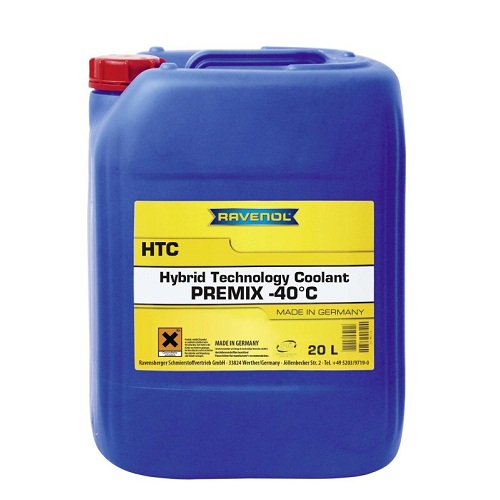 Жидкость охлаждающая Ravenol 1410121-020-01-999 OTC Organic Technology Coolant Premix  20 л