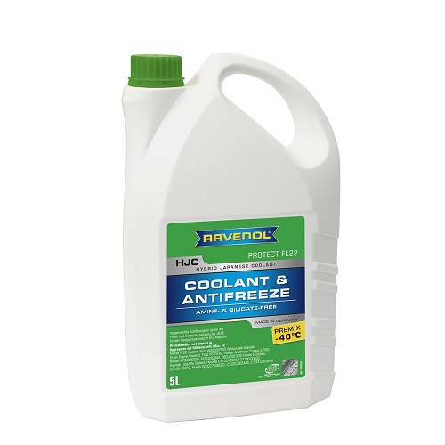 Жидкость охлаждающая Ravenol 4014835755956 HJC Hybrid Japanese Coolant Premix  5 л