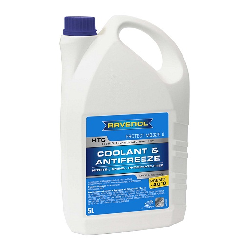 Жидкость охлаждающая Ravenol 1410121-005-01-999 HTC Hybrid Technology Coolant Premix  5 л