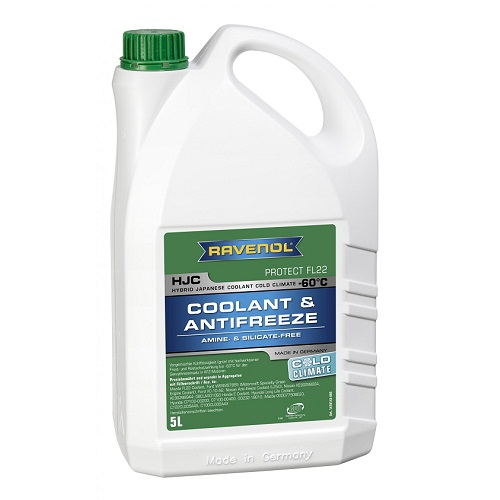 Жидкость охлаждающая Ravenol 1410122-005-01-999 HJC Hybrid Japanese Coolant Concentrate   5 л