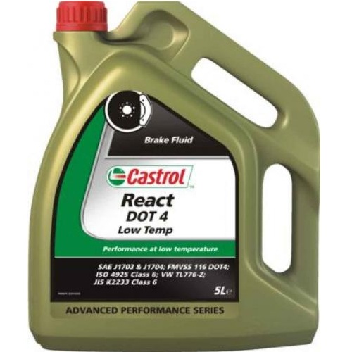 Жидкость тормозная Castrol 15038A React Performance  5 л