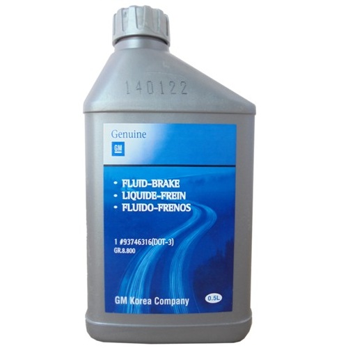 Жидкость тормозная General Motors 93746316 BRAKE FLUID  0.5 л