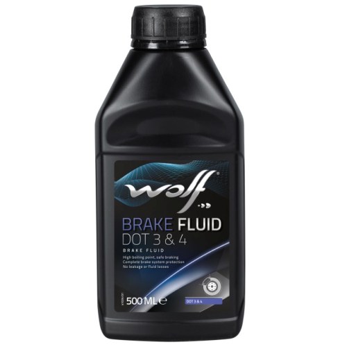 Жидкость тормозная Wolf oil 8307706 BRAKE FLUID  0.5 л