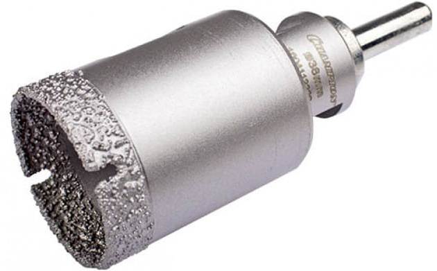Коронка алмазная CHAMPION C1654 V-tech по керамике, керамограниту, граниту, мрамору