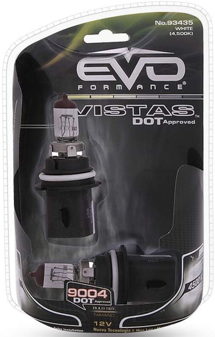 Галогенные лампы EVO Vistas 4500K, 9004-HB1, 12V комплект 2 штуки