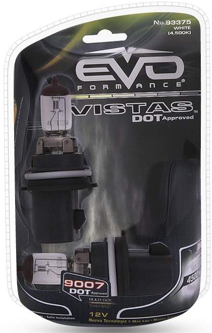 Галогенные лампы EVO Vistas 3200K, 9007-HB5, 12V, 55/65W комплект 2 шт