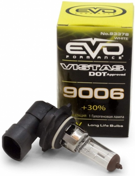 Галогенные лампы EVO Vistas 3200К, 9006-HB4, 12V, 55W