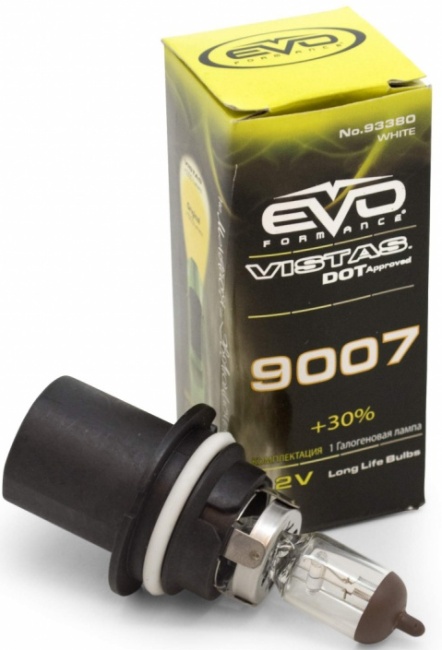 Галогенные лампы EVO Vistas 3200К, 9007-HB5, 12V, 55W