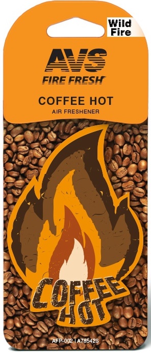 Ароматизатор AVS AFP-002 Fire Fresh (Coffee Hot / Кофе), бумажный