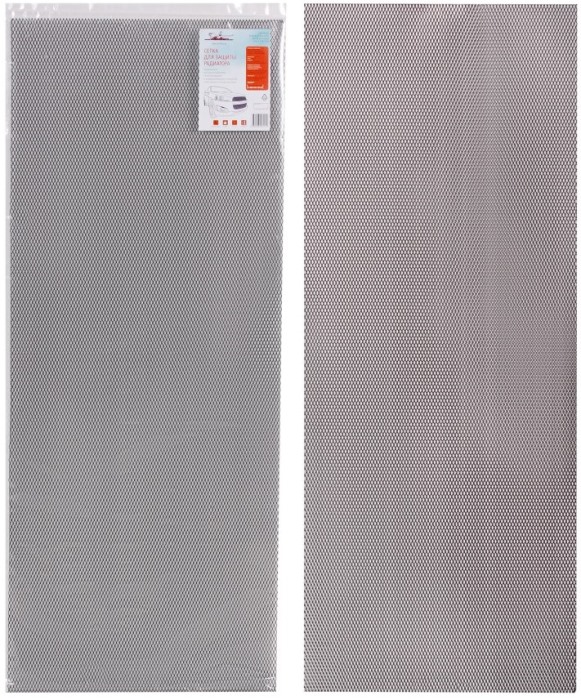 Сетка защиты радиатора алюминевая AIRLINE APM-A-04 (ячейка 10х4 мм (R10), 100х40 см, черная)