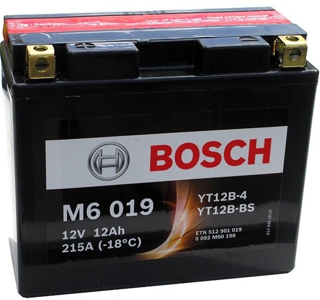Аккумуляторная батарея Bosch 0 092 M60 190 (12В, 12А/ч)