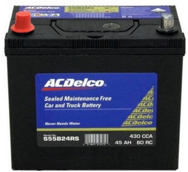 Батарея аккумуляторная AC Delco S55B24RS (12В, 45А/ч)
