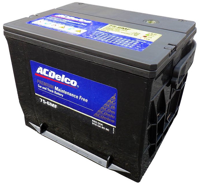 Батарея аккумуляторная AC Delco 75-6MF (12В, 75А/ч)