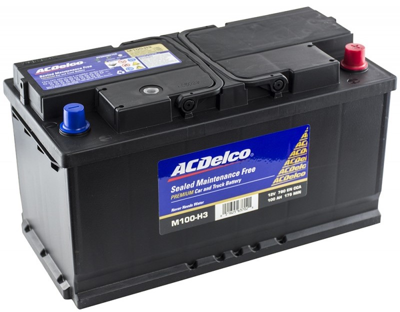 Батарея аккумуляторная AC Delco M100-H3 (12В, 100А/ч)