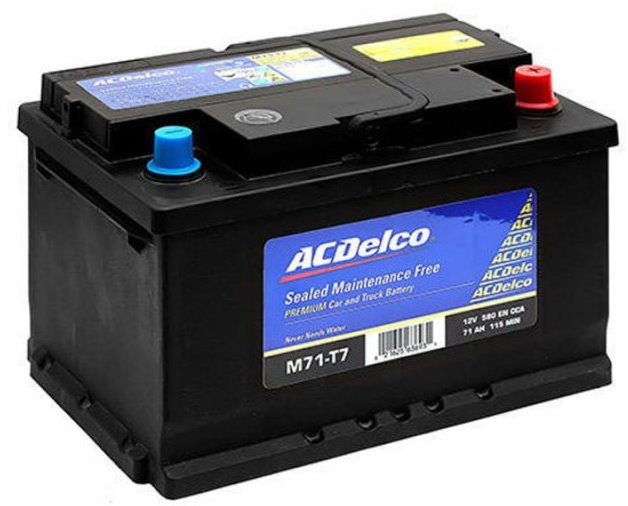 Батарея аккумуляторная AC Delco M71-T7 (12В, 71А/ч)