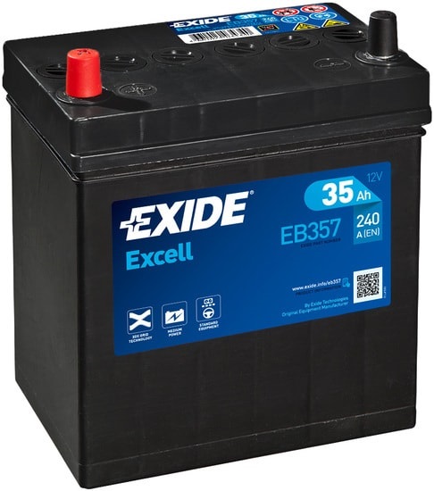 Аккумуляторная батарея Exide EB357 Excell (12В, 35а/ч)