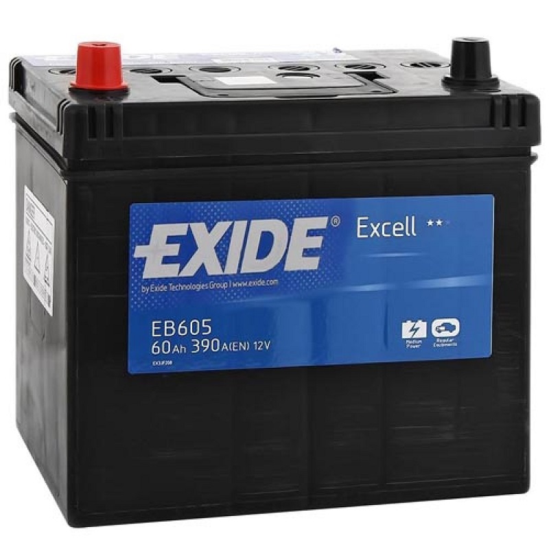 Аккумуляторная батарея Exide EB605 Excell (12В, 60а/ч)