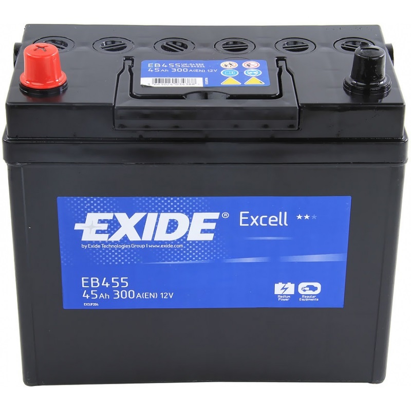 Аккумуляторная батарея Exide EB455 Excell (12В, 45а/ч)