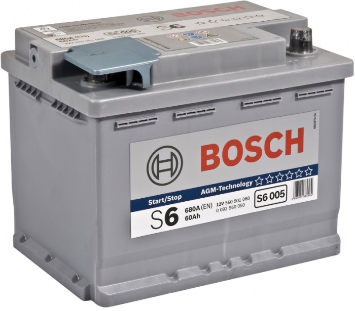 Аккумуляторная батарея Bosch 0 092 S60 050 (12В, 60А/ч)