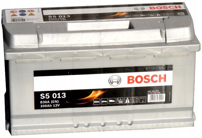 Аккумуляторная батарея Bosch S5 Silver Plus 0 092 S50 130 (12В, 100А/ч)