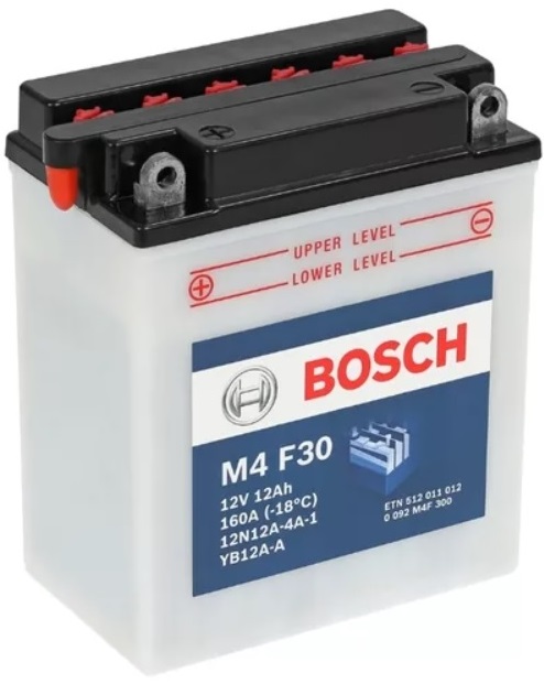 Аккумуляторная батарея Bosch Funstart FreshPack 0 092 M4F 300 (12В, 12А/ч)