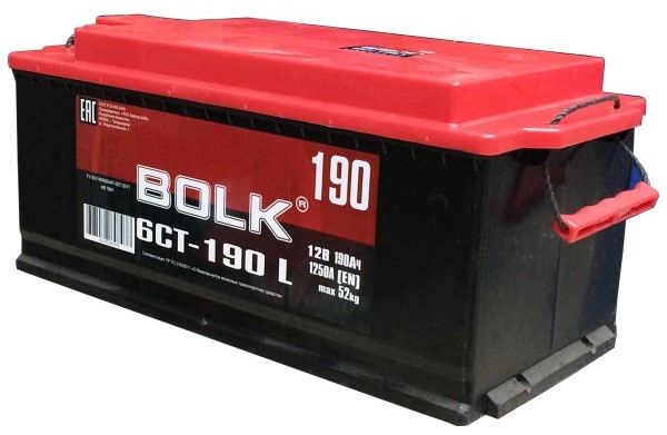 Аккумуляторная батарея BOLK Standart AB 1900 (12В, 190А/ч)