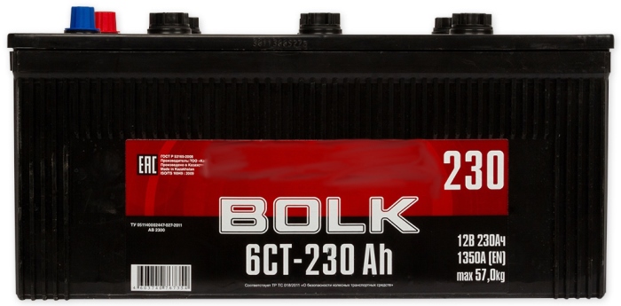 Аккумуляторная батарея BOLK AB 2300 (12В, 230А/ч)