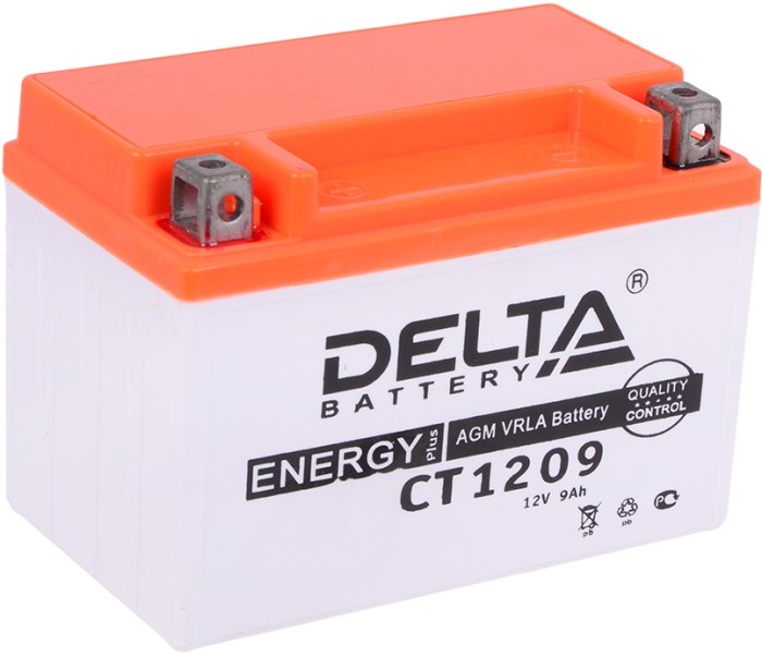 Аккумулятор DELTA Battery AGM YTX9-BS CT 1209 (12В, 9А/ч)