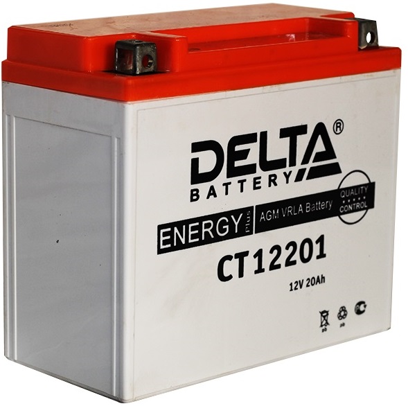 Аккумулятор DELTA Battery AGM YTX20L-BS CT 12201 (12В, 18А/ч)