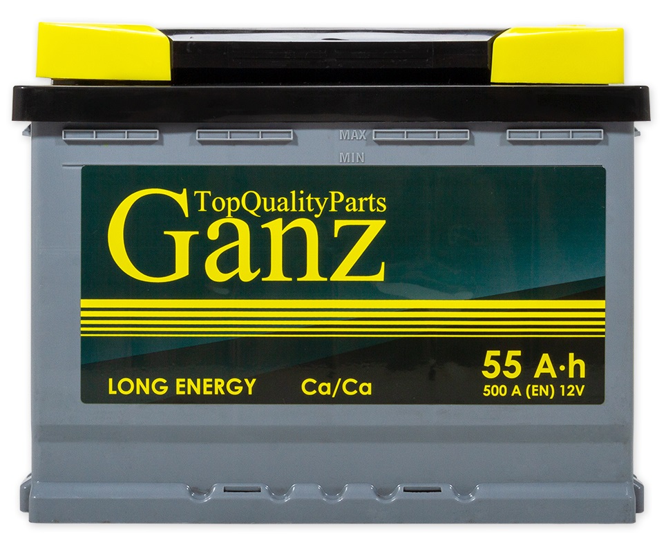 Аккумуляторная батарея Ganz GA550 Standart (12В, 55А/ч)