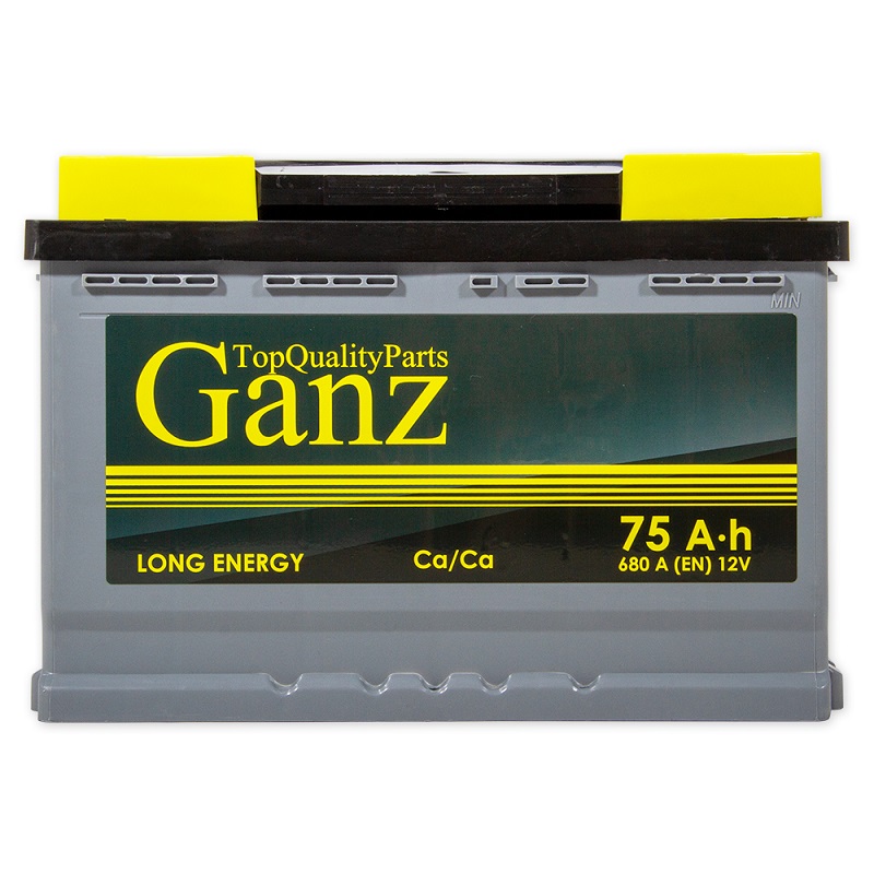 Аккумуляторная батарея GANZ GA751 Standart (12В, 75А/ч)