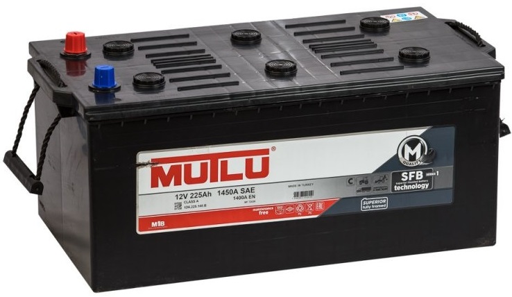 Аккумулятор MUTLU SFB 1D6.225.140.B (12В, 1400А/ч)