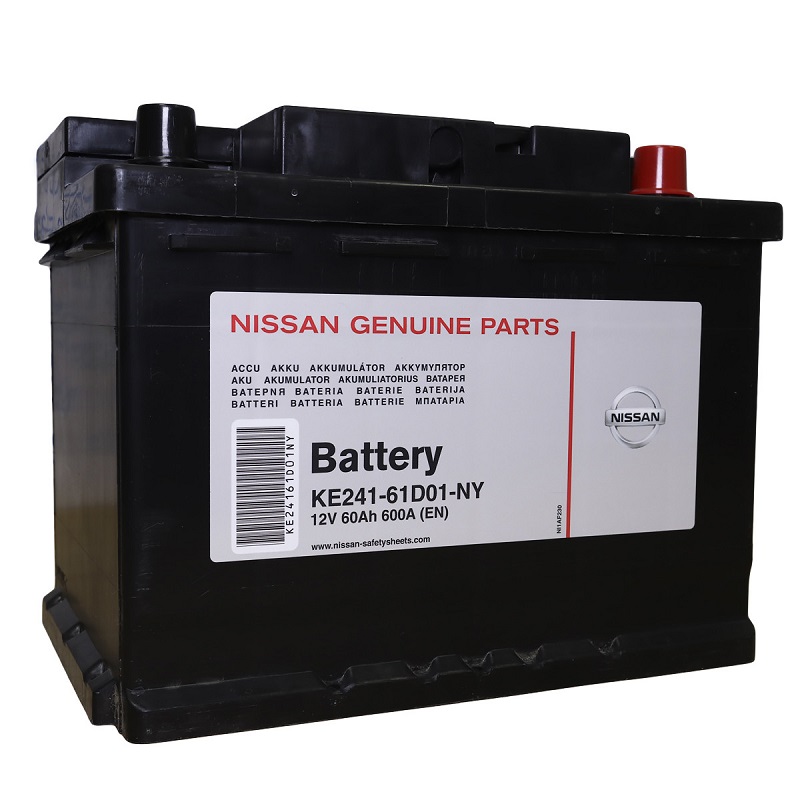 Батарея аккумуляторная NISSAN KE24161D01NY (12В, 60А/ч)