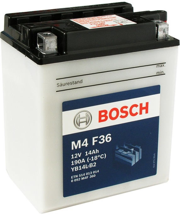 Аккумуляторная батарея Bosch Funstart FreshPack 0 092 M4F 360 (12В, 14А/ч)