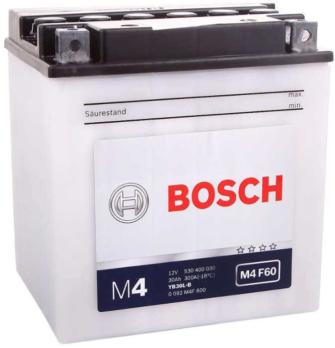 Аккумуляторная батарея Bosch 0 092 M4F 600 (12В, 30А/ч)
