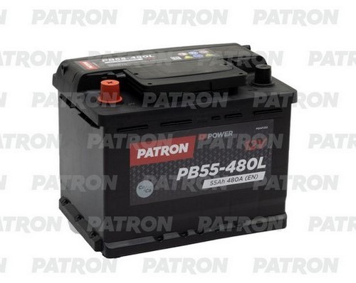 Аккумуляторная батарея PATRON POWER PB55-480L (12В, 56А/ч)
