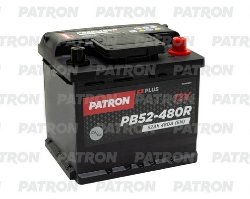 Аккумуляторная батарея PATRON PLUS PB52-480R (12В, 52А/ч)