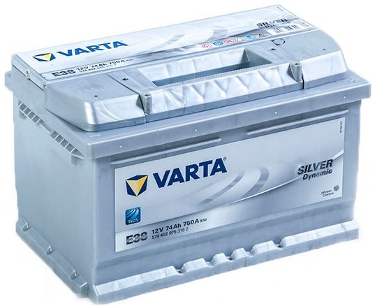 Аккумуляторная батарея VARTA Silver Dynamic 574 402 075 316 2 (12В, 74А/ч)