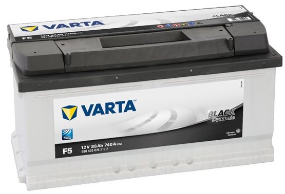 Аккумуляторная батарея VARTA Black Dynamic 588 403 074 312 2 (12В, 88А/ч)