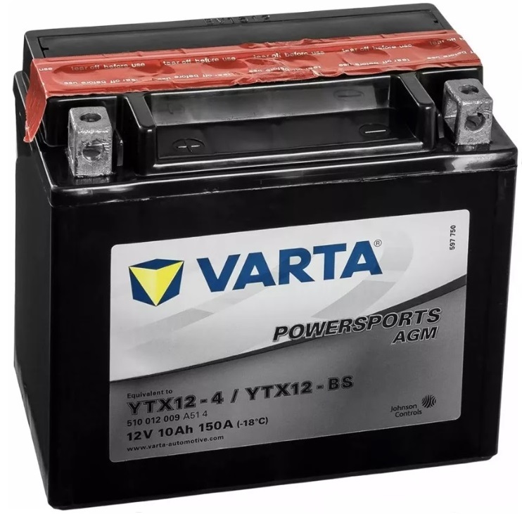 Аккумуляторная батарея VARTA Funstart AGM 510 012 009 A51 4 (12В, 10А/ч)
