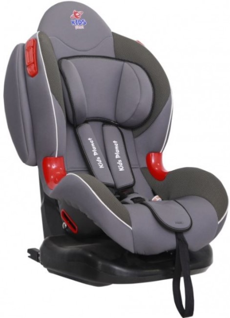 Детское автомобильное кресло Siger Kids Planet Atlas ISOFIX, цвет серый карбон
