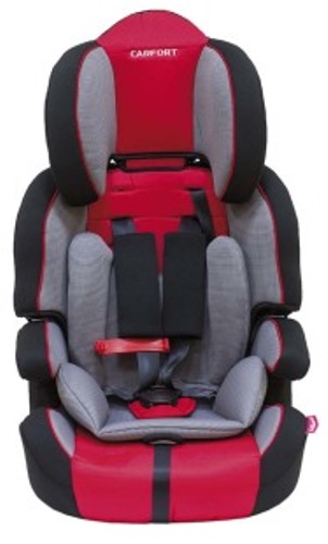 Кресло детское автомобильное Carfort Kid 02, красное
